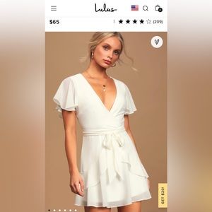 Brand new white graduation dress (discontinued)